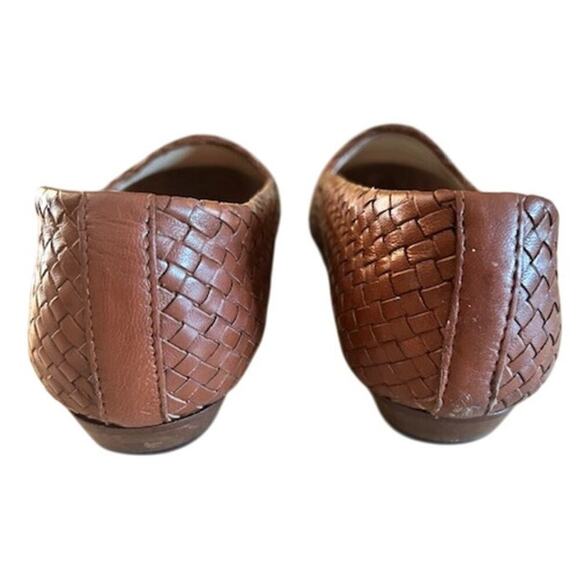 Sesto Meucci Deva Woven Leather Loafers Flats 8.5 M - Picture 4 of 10